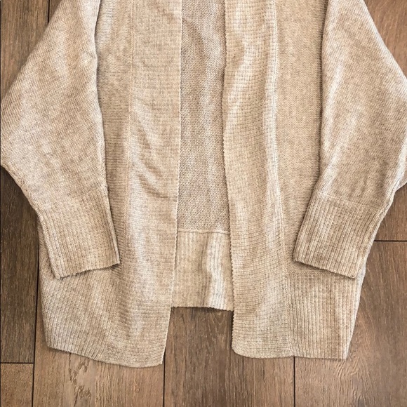 Zara Knit Beige Open Cardigan Size M - Picture 3 of 6